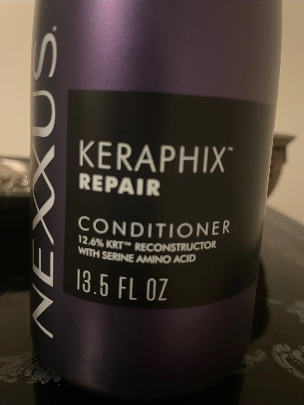 Drunk Elephant Cocomino Glossing Shampoo and Nexxus Keraphix repair